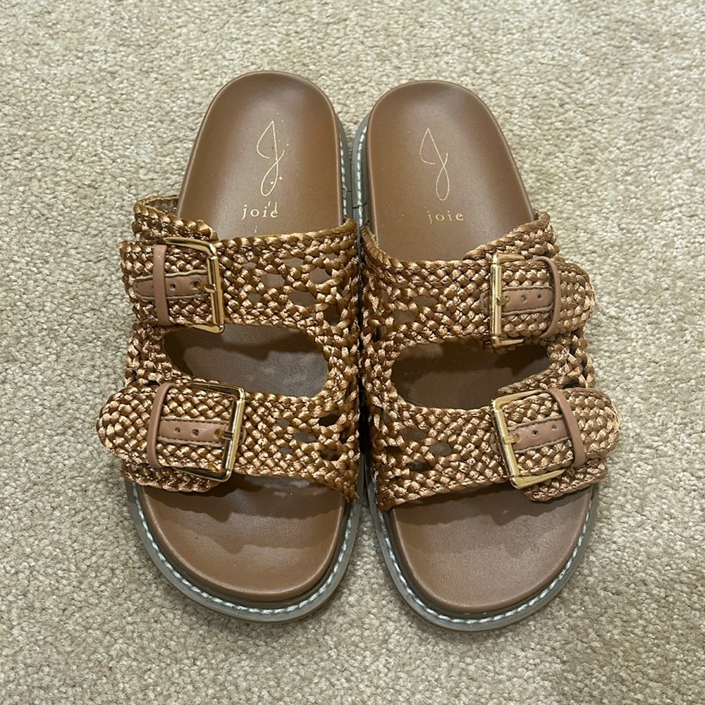 Brown/gold sandals. Excellent condition, worn 3 times